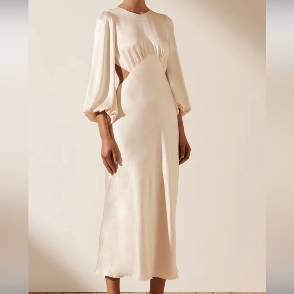 Shona Joy Silk Cut Out Dress Size 4